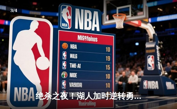 绝杀之夜！湖人加时逆转勇士，詹姆斯三双库里空砍40分 - 3